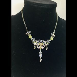 Lia Sophia Colored Rhinestone‎ Necklace